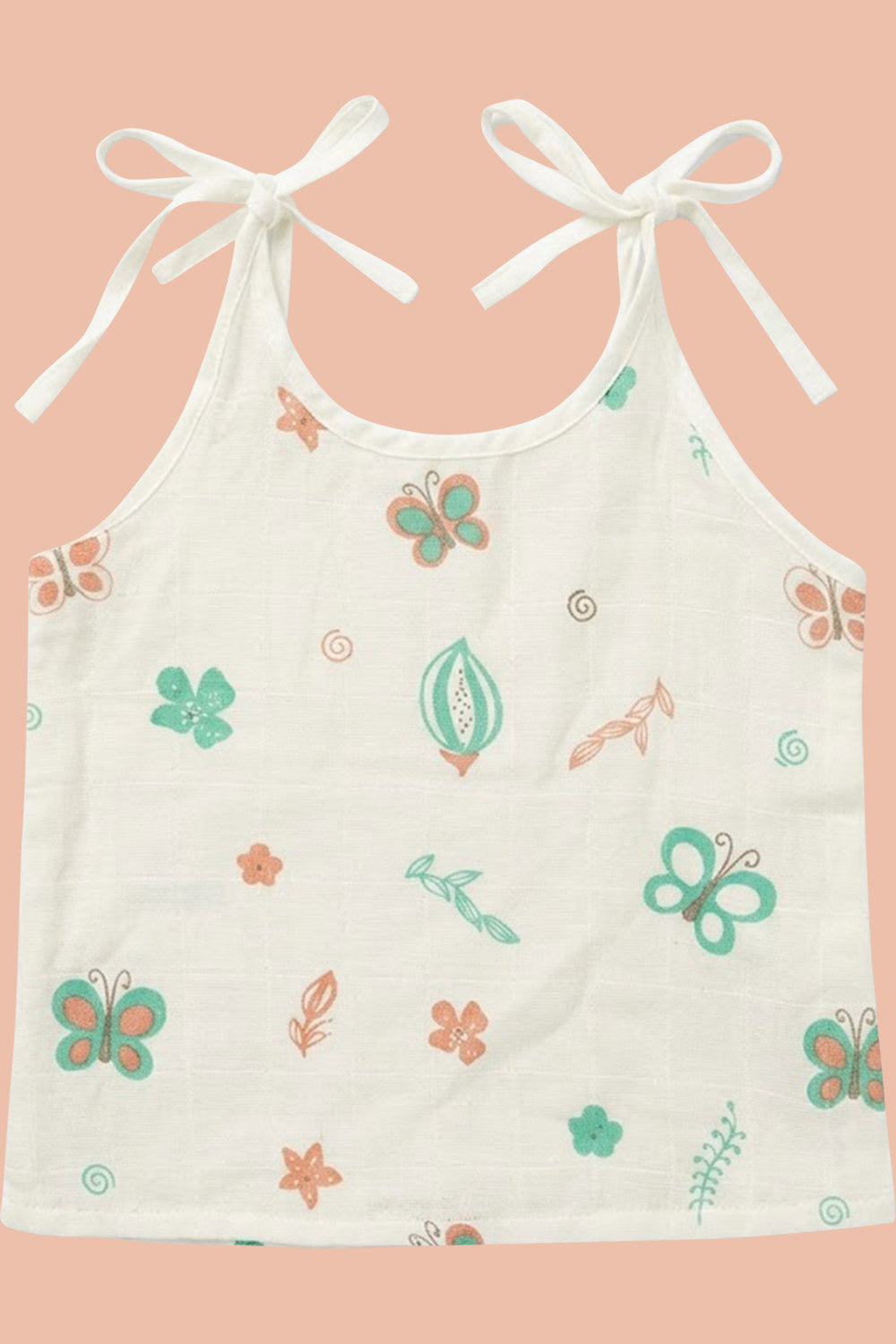 Oh Baby 100% Pure Cotton Everyday Comfort Baby Vest – Soft Breathable Infant Innerwear for Newborn Boys & Girls - Printed - KV02