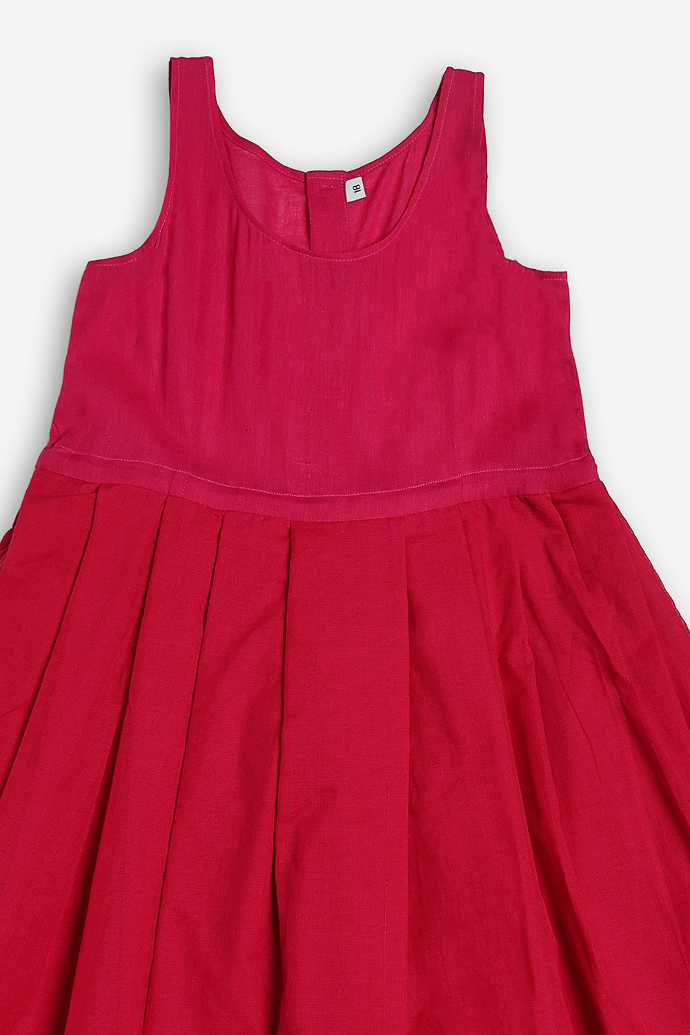 Chittythali Girls Handloom Kanchi Cotton Pavadai Set | Traditional Peplum Top & Pleated Skirt Set | Kids Ethnic Wear | Temple, Festive & Wedding Wear for Girls - PS16