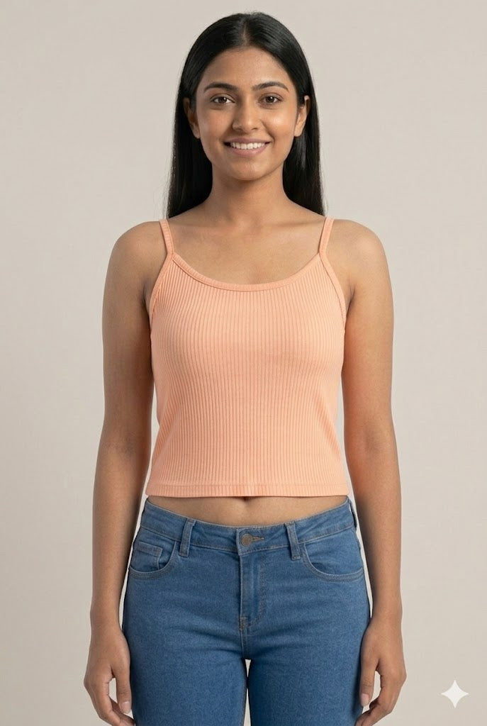 Seamless Cotton Blend Slip for Women & Teen Girls – Non Wired Non Padded Inner Slip | Sweat Absorbent Lightweight Layering Slip Dress - 82LA