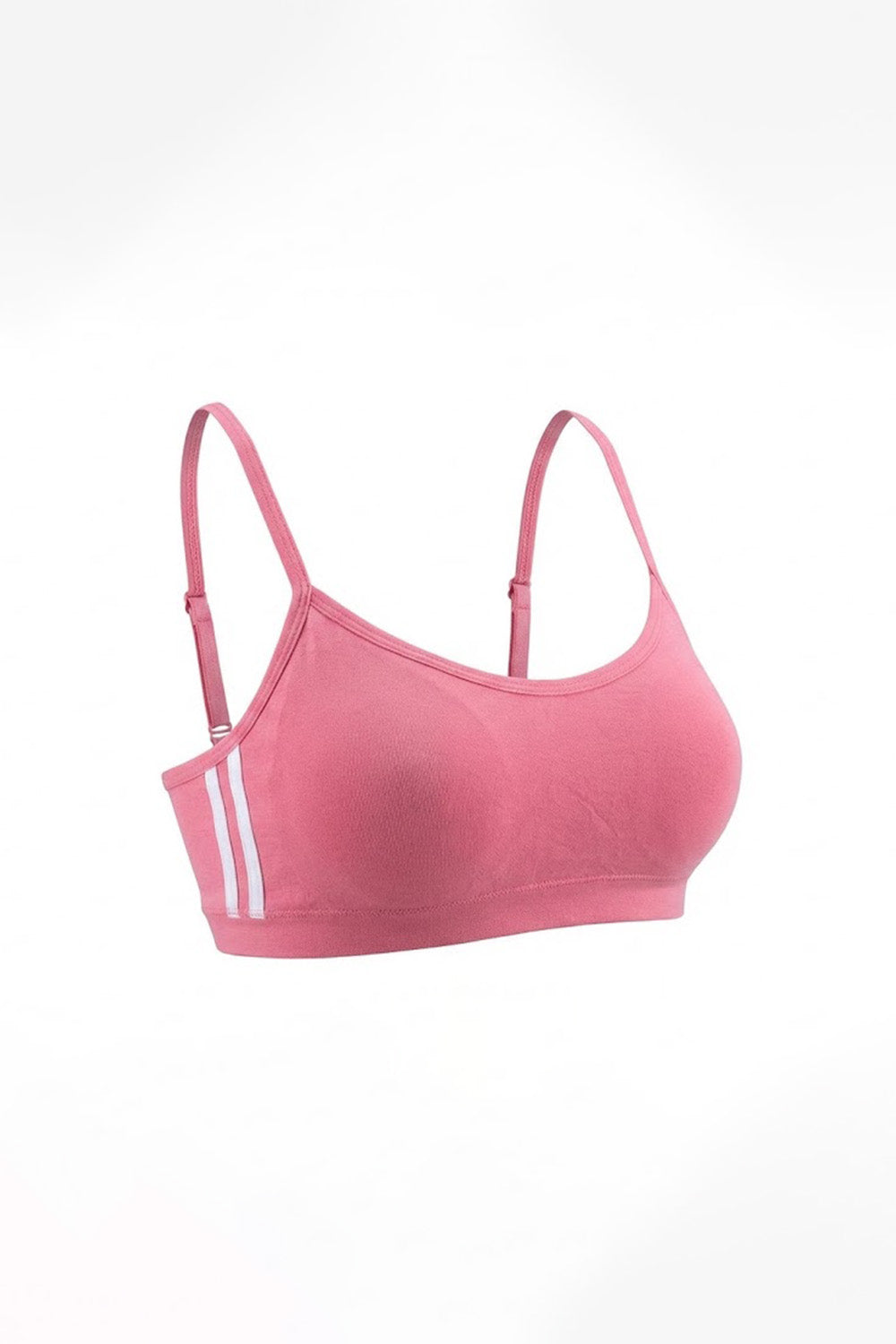 Teen Girls’ Padded Sport Bra – Seamless, Medium-Coverage, Comfortable & Supportive - 2065