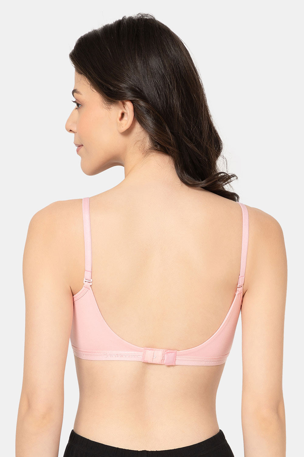 Teen Girls Cotton Blend Medium-Impact Sports Bra | Non-Wired, Seamless Beginner Bra -BB07