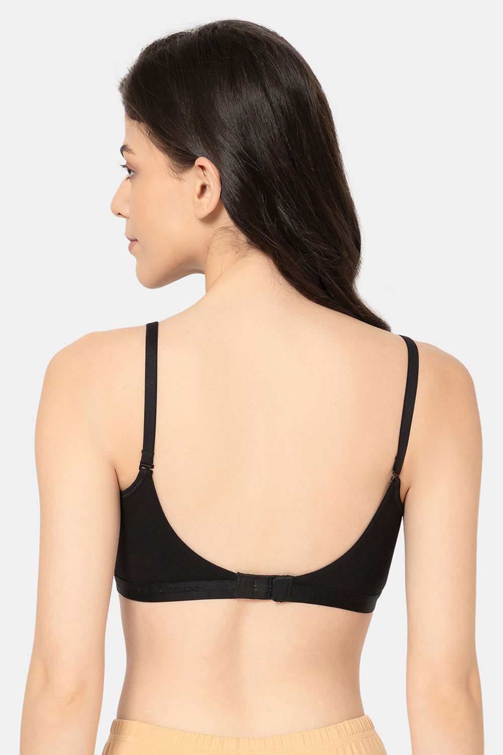 Teen Girls Cotton Blend Medium-Impact Sports Bra | Non-Wired, Seamless Beginner Bra -BB07