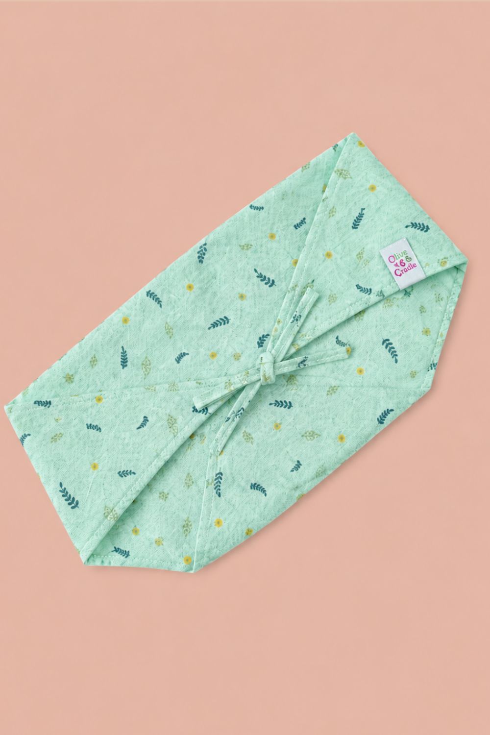 Oh Baby 100% Pure Cotton Nappy Pad – Soft Reusable Baby Insert Pad for Newborns & Infants | Gentle Everyday Comfort - Blue - TRPR