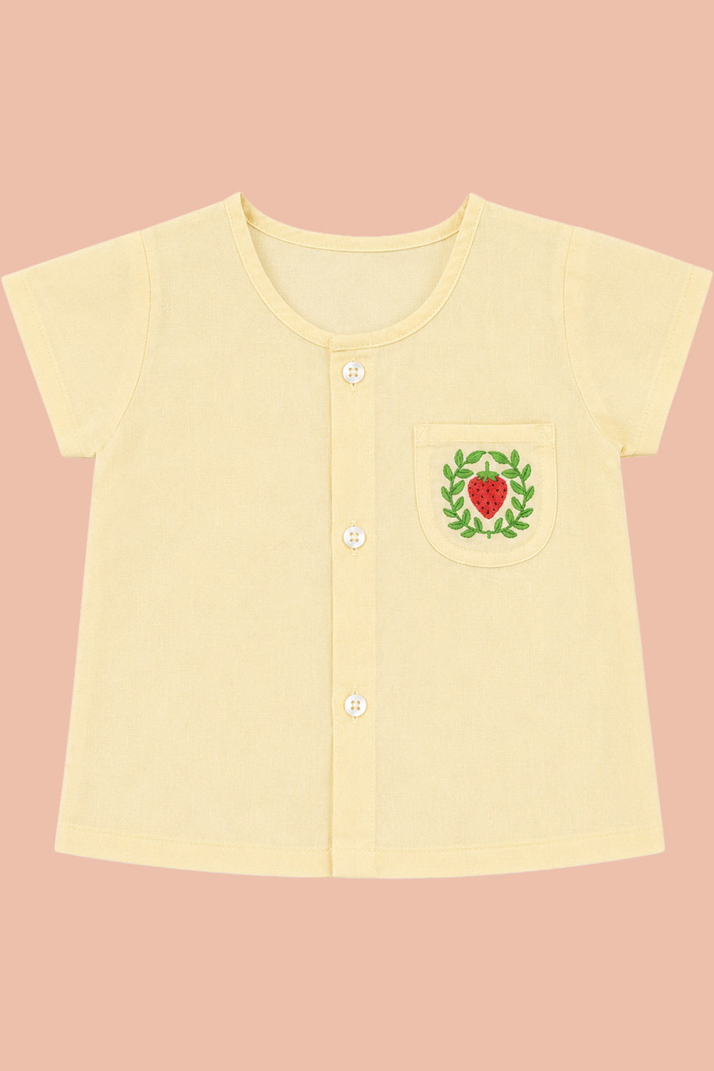 Oh Baby 100% Pure Cotton Everyday Comfort Baby Vest – Soft Breathable Infant Innerwear for Newborn Boys & Girls - Cream - VS01