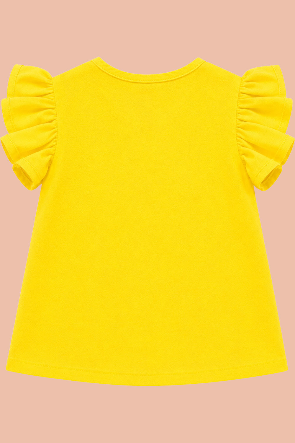 Oh Baby 100% Pure Cotton Everyday Comfort Baby Vest – Soft Breathable Infant Innerwear for Newborn Boys & Girls - Yellow - VS05