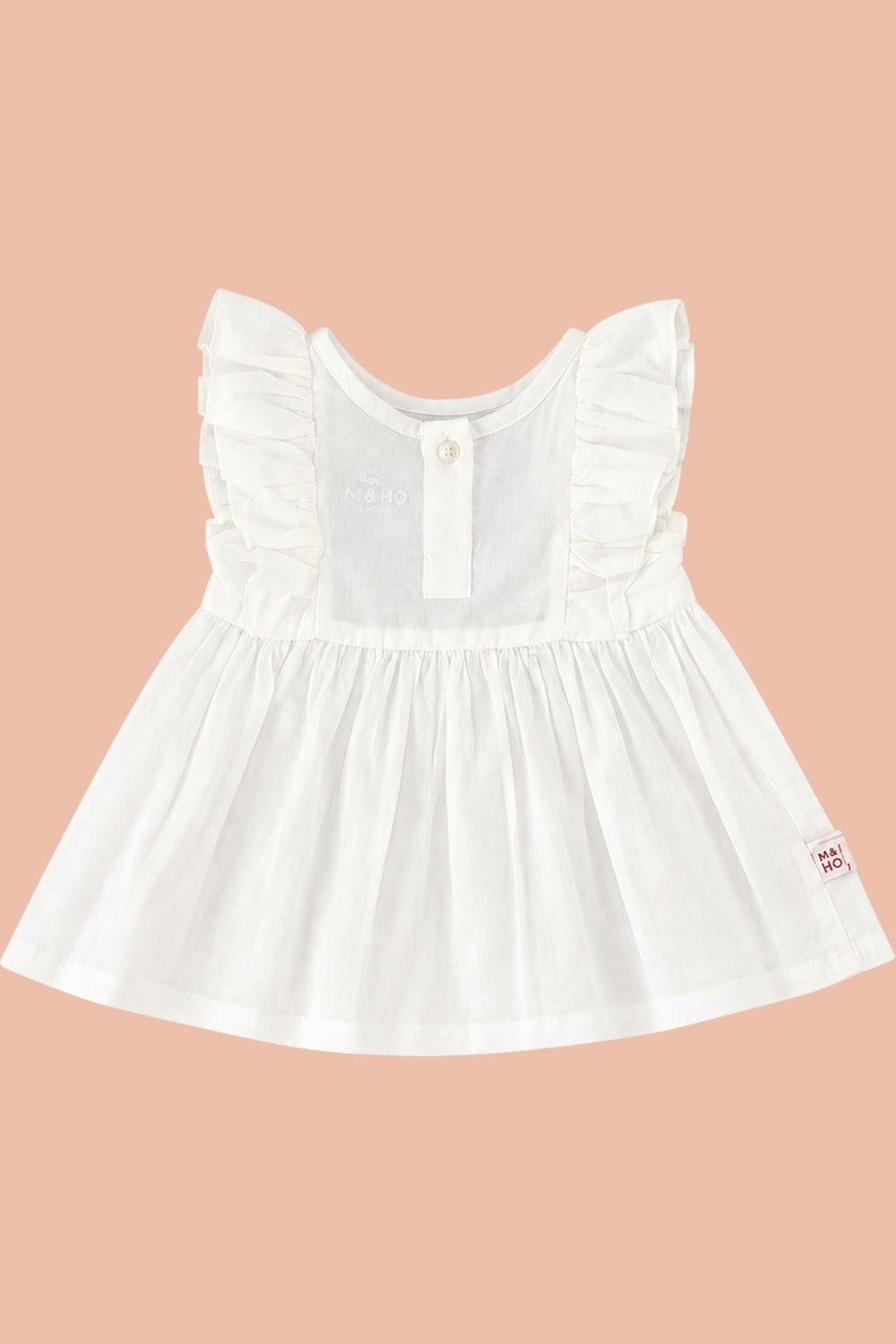 Oh Baby 100% Pure Cotton Everyday Comfort Baby Vest – Soft Breathable Infant Innerwear for Newborn Boys & Girls - Solid - FR02