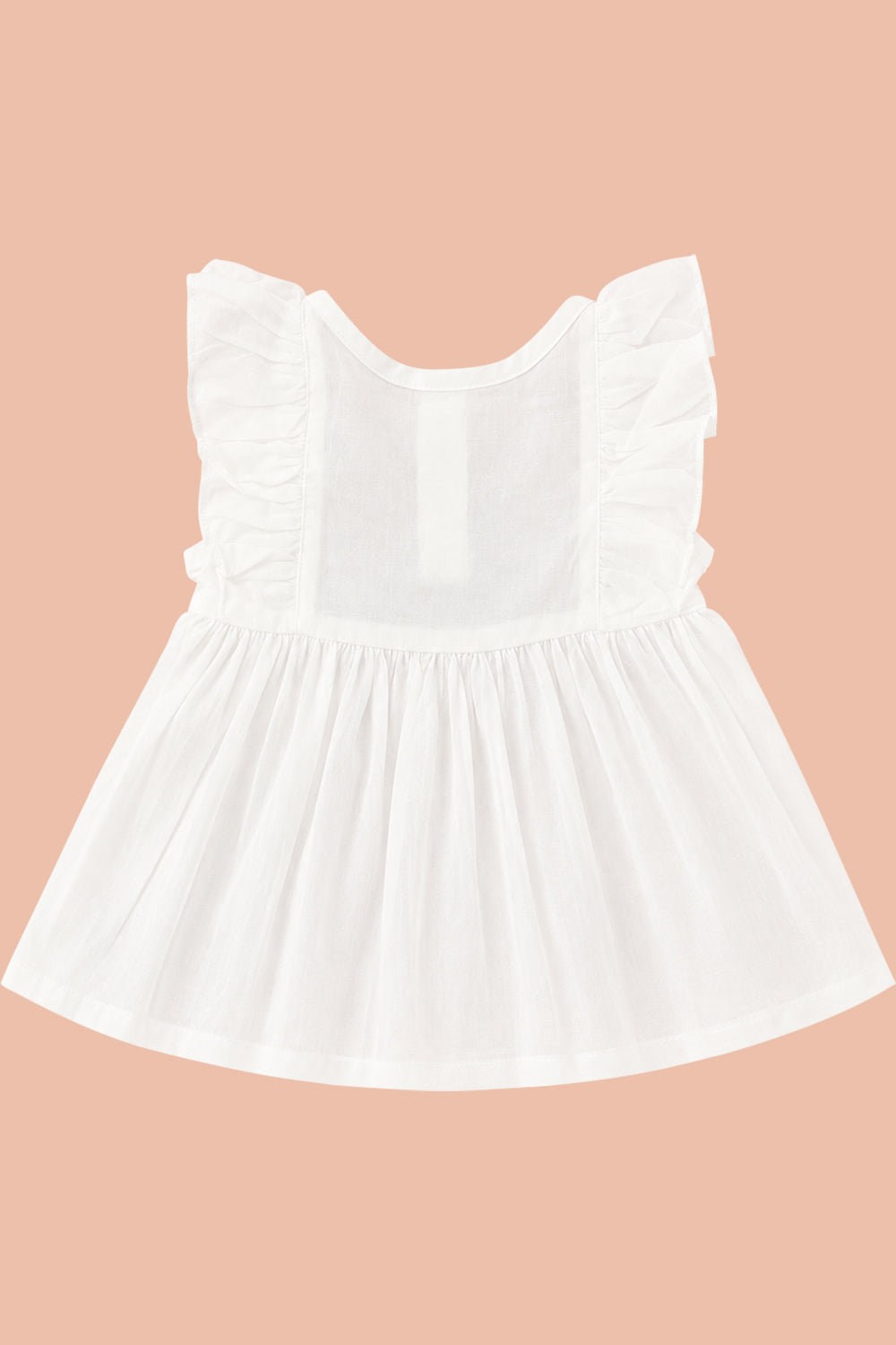 Oh Baby 100% Pure Cotton Everyday Comfort Baby Vest – Soft Breathable Infant Innerwear for Newborn Boys & Girls - Solid - FR02
