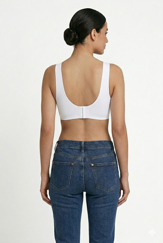 Seamless Padded Bra for Women & Teens – Full Coverage Modal Comfort Bra with Removable Pads | Wire-Free Everyday Bra - 169