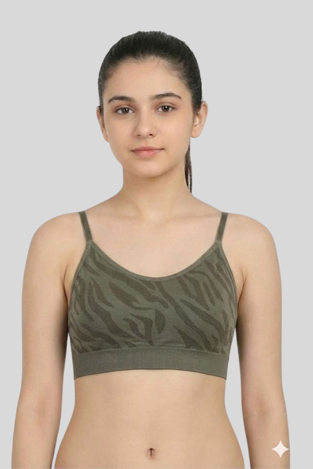 Women’s Padded Sport Bra | Sweat-Absorbent, Seamless, Medium Coverage & Soft Fit - S126