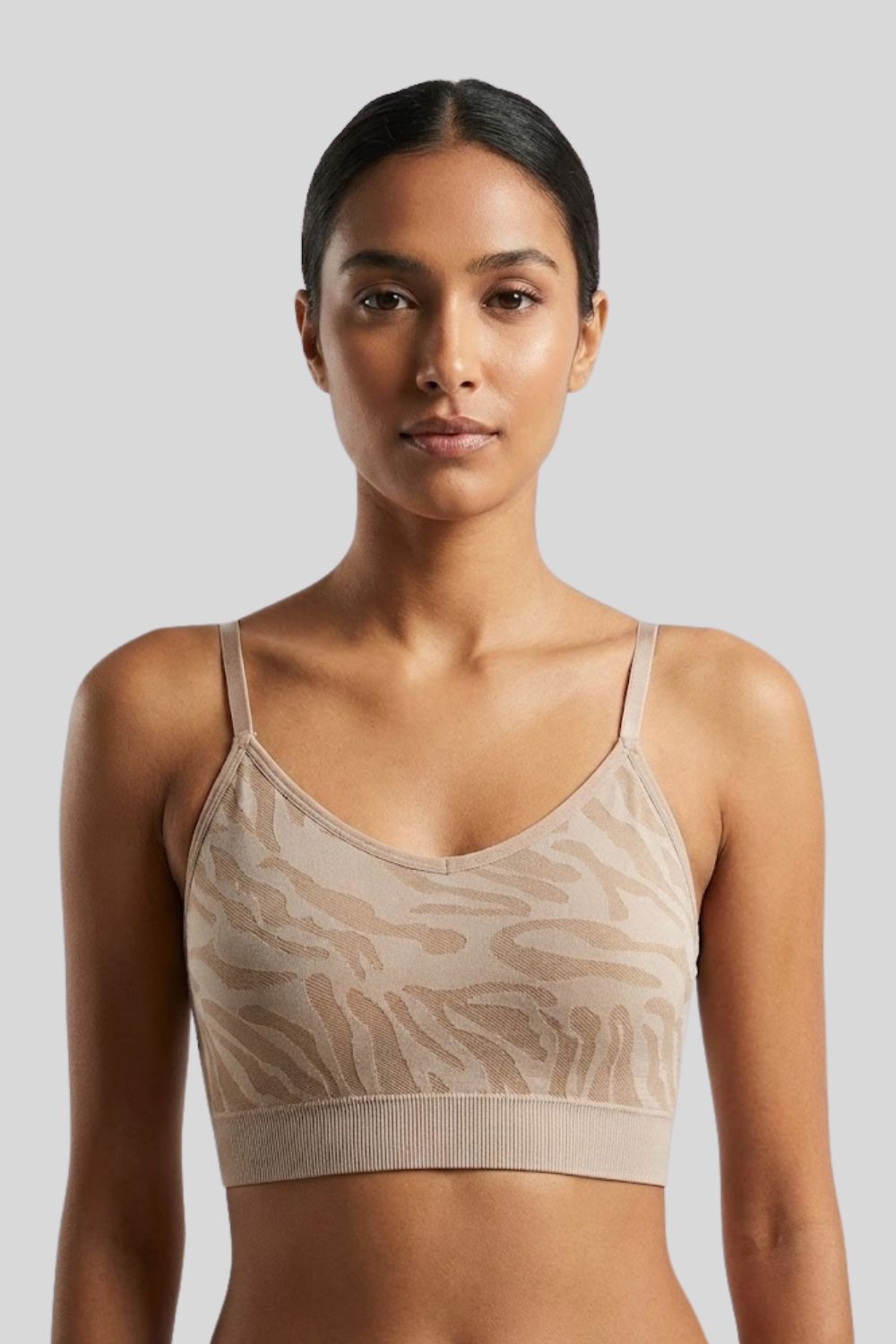 Women’s Padded Sport Bra | Sweat-Absorbent, Seamless, Medium Coverage & Soft Fit - S126