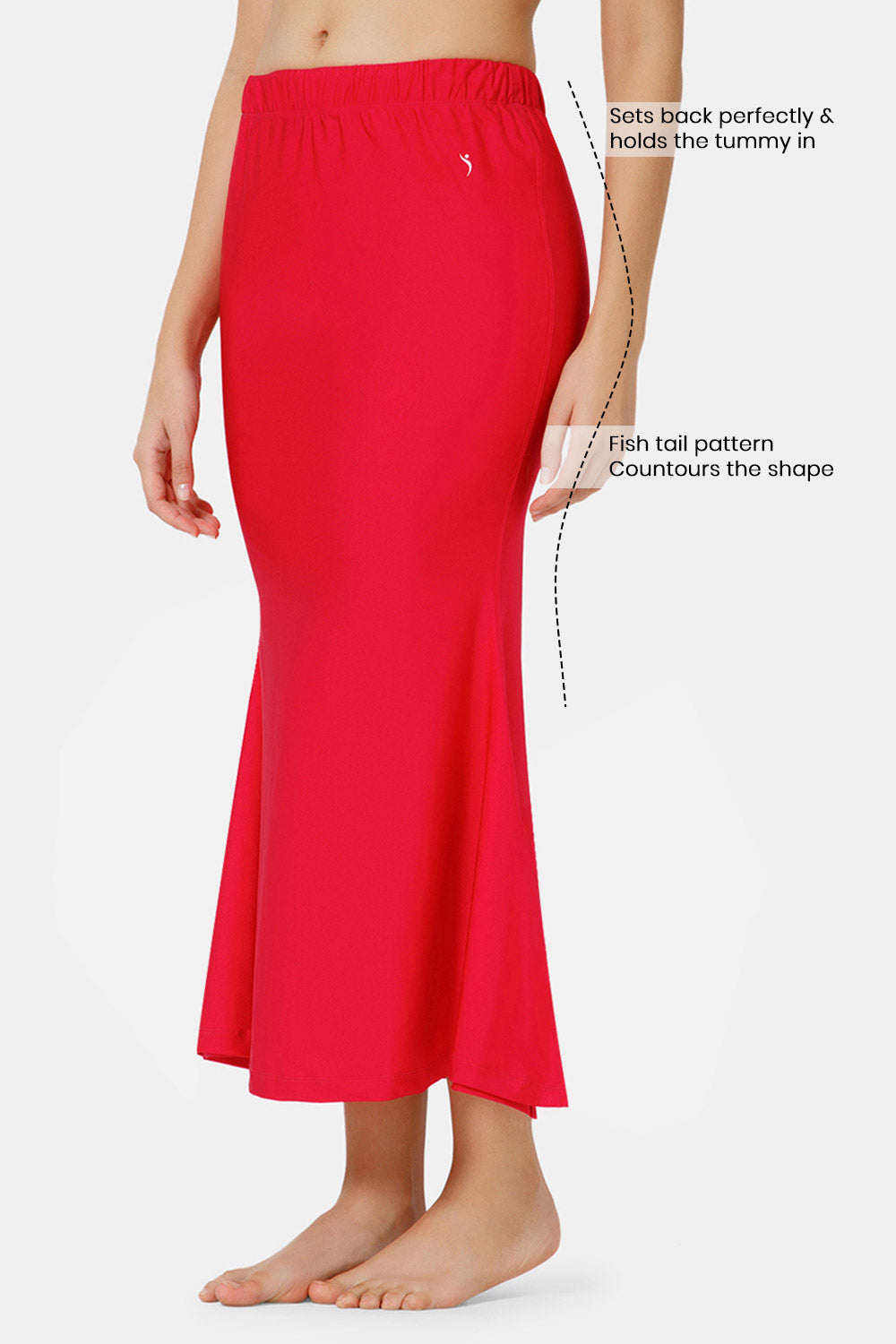Buy Red Rose Saree Shapewear Maroon at