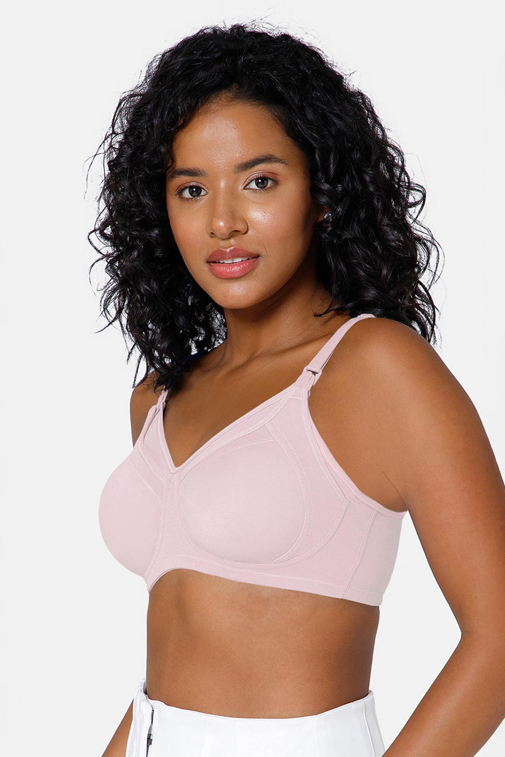 High Coverage Intimacy Nursing Bra - Maternity Bra - Feeding Bra - Lavender - FB07