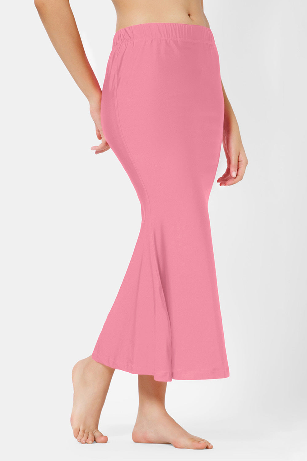 Intimacy Seamless Sweat Absorbent Mermaid Saree Shimmer Shapewear - Pink - SW03