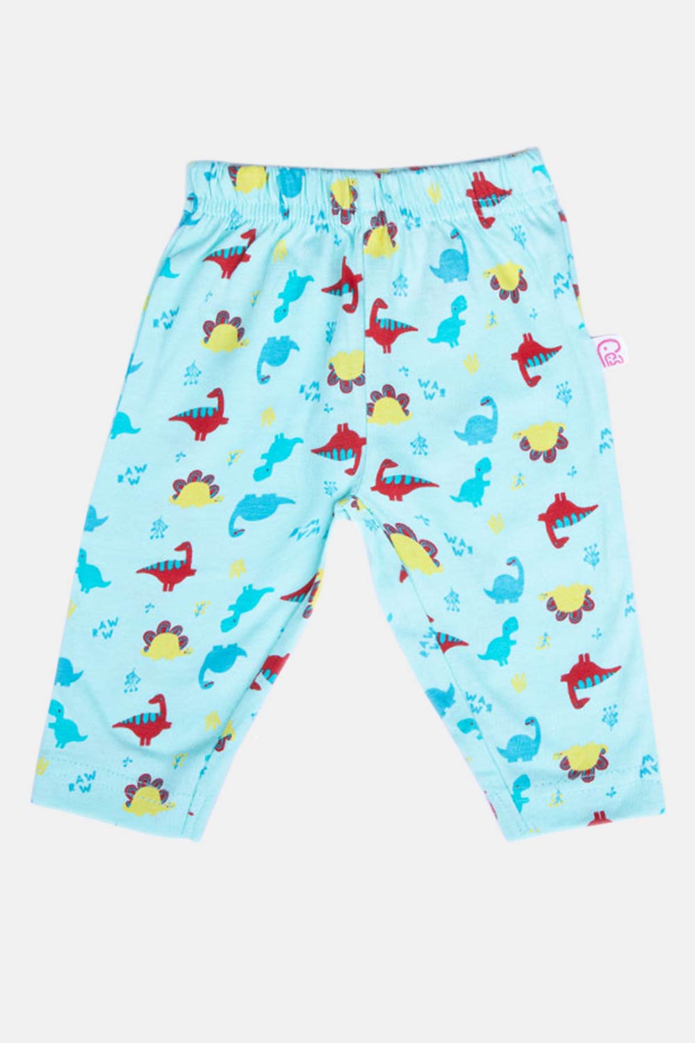 Oh Baby Dino Print - Pant PN01 Size   0m-3m Color Aqua
