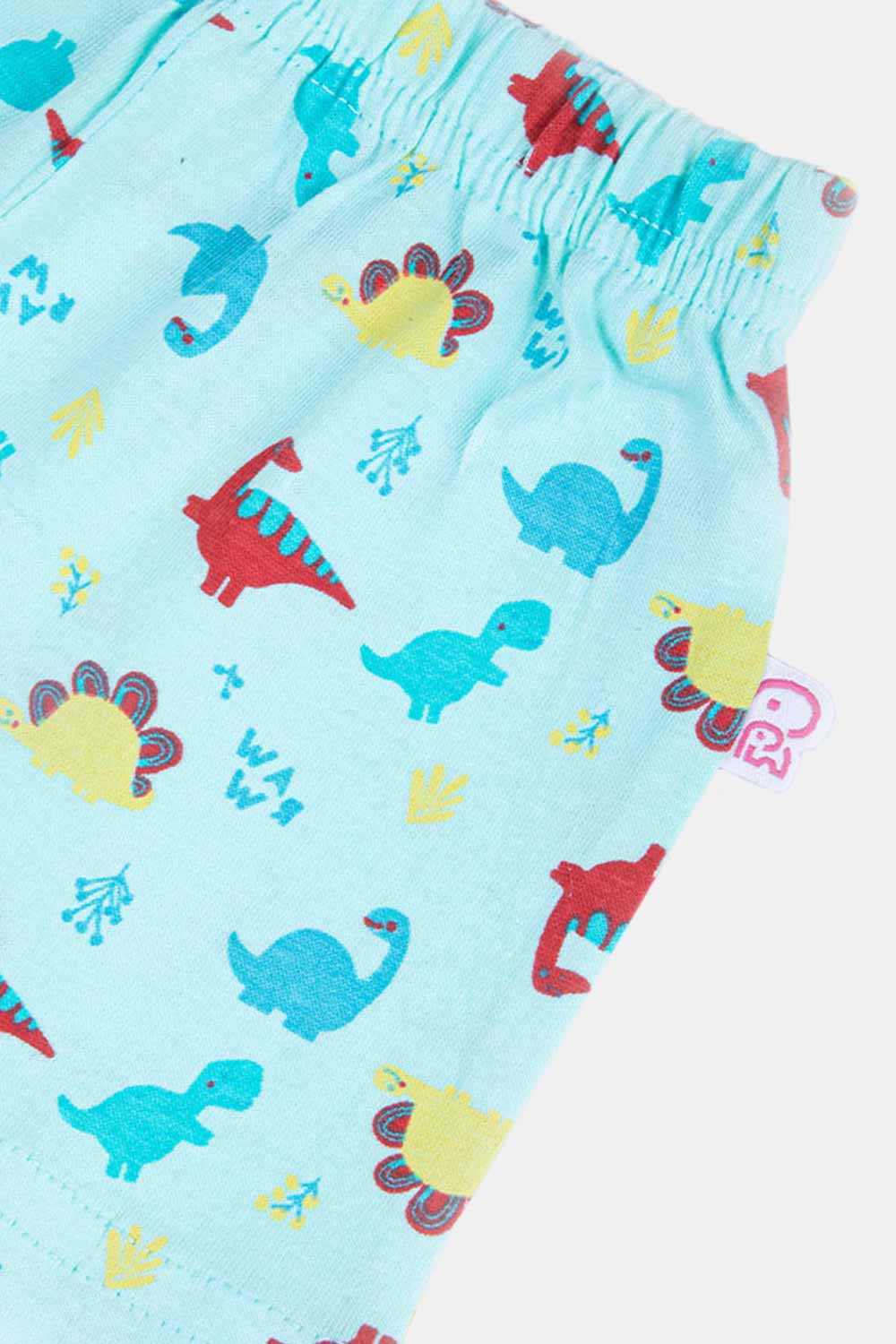 Oh Baby Dino Print - Shorts SH01 Size   0m-3m Color Aqua