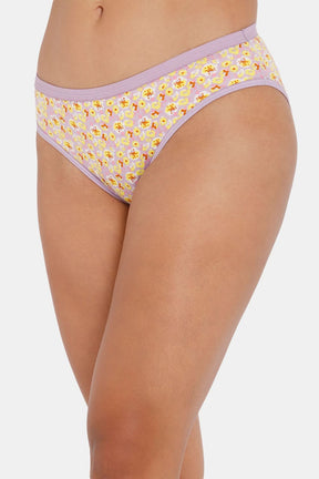 Intimacy Bikini Dark Printed Panty - Outer Elastic -Pack of 3 Size   M Color REGULAR_PANTIES