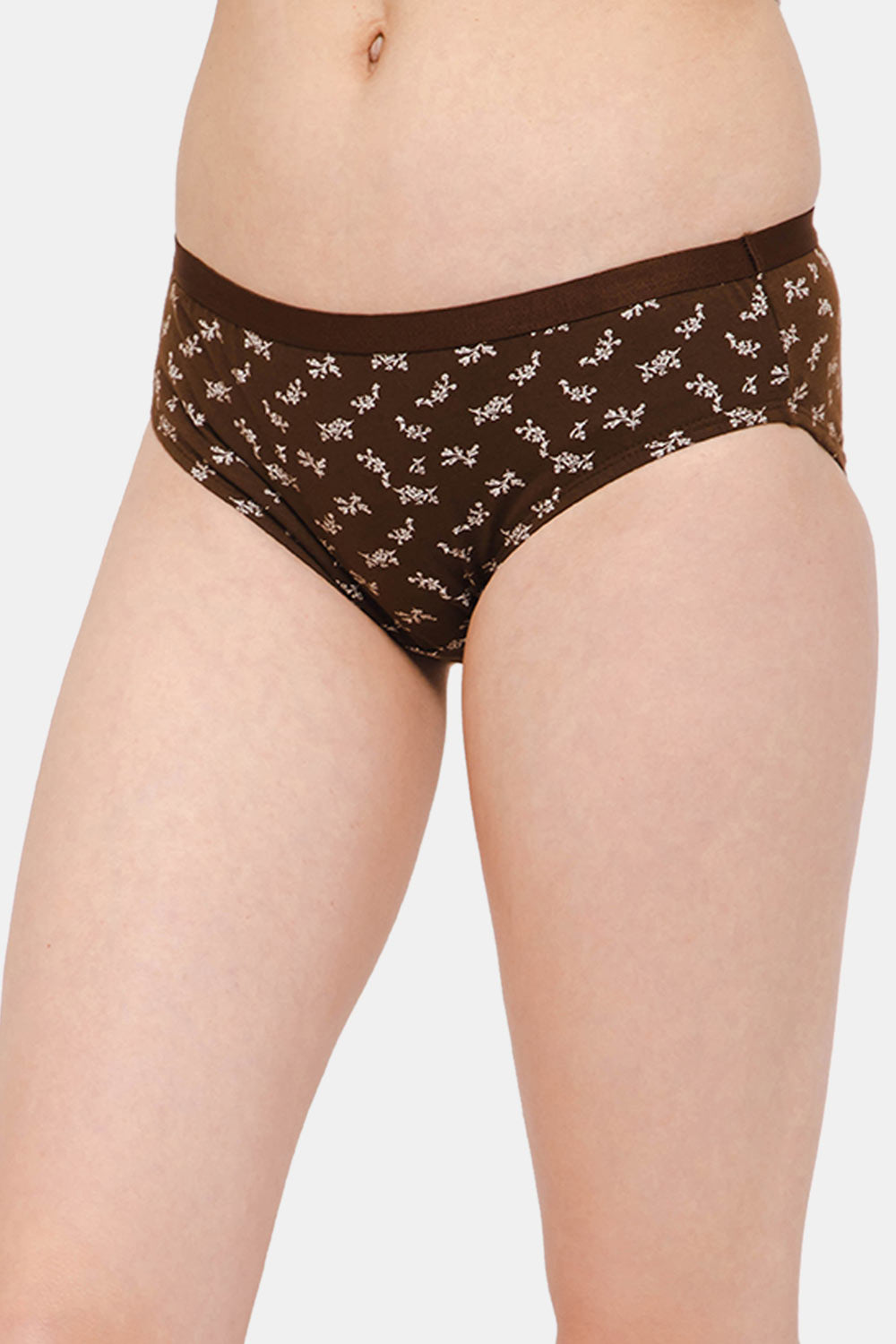Intimacy Classic Dark Printed Panty - Outer Elastic -Pack of 3 Size   M Color REGULAR_PANTIES
