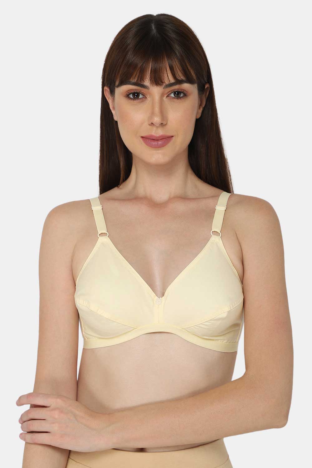 Buy Naidu Hall Single Layered Non Wired Medium Coverage Super Support Bra -  Blue at Rs.220 online