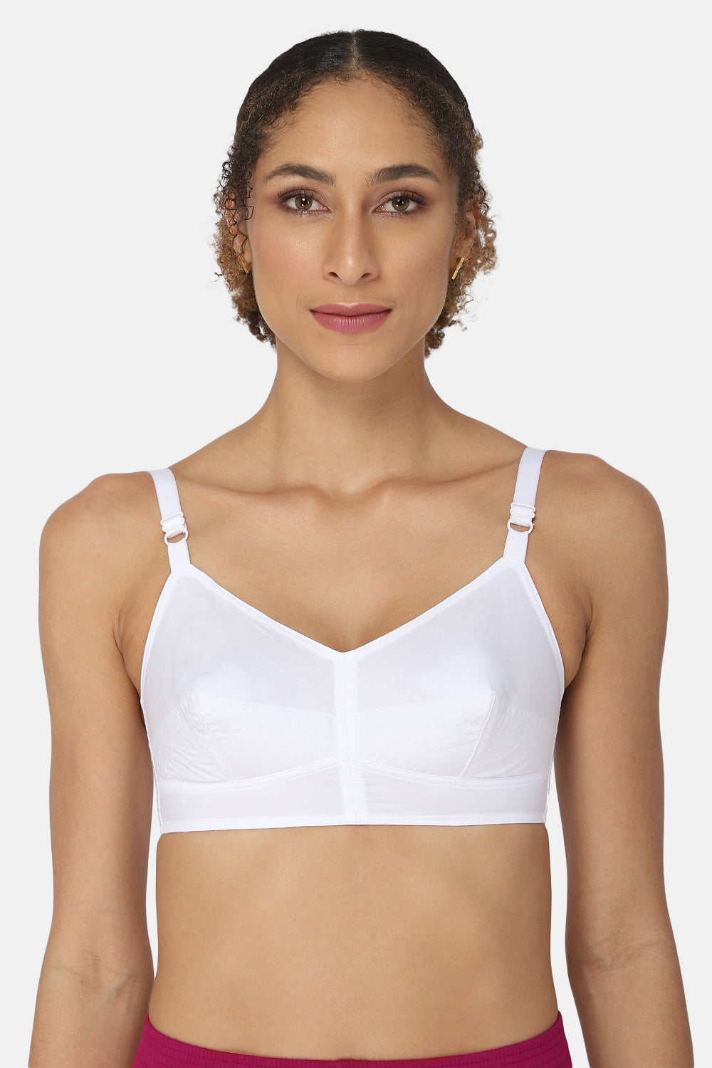 Buy NAIDU HALL Full Coverage Non Padded Pure Cotton Bra With All