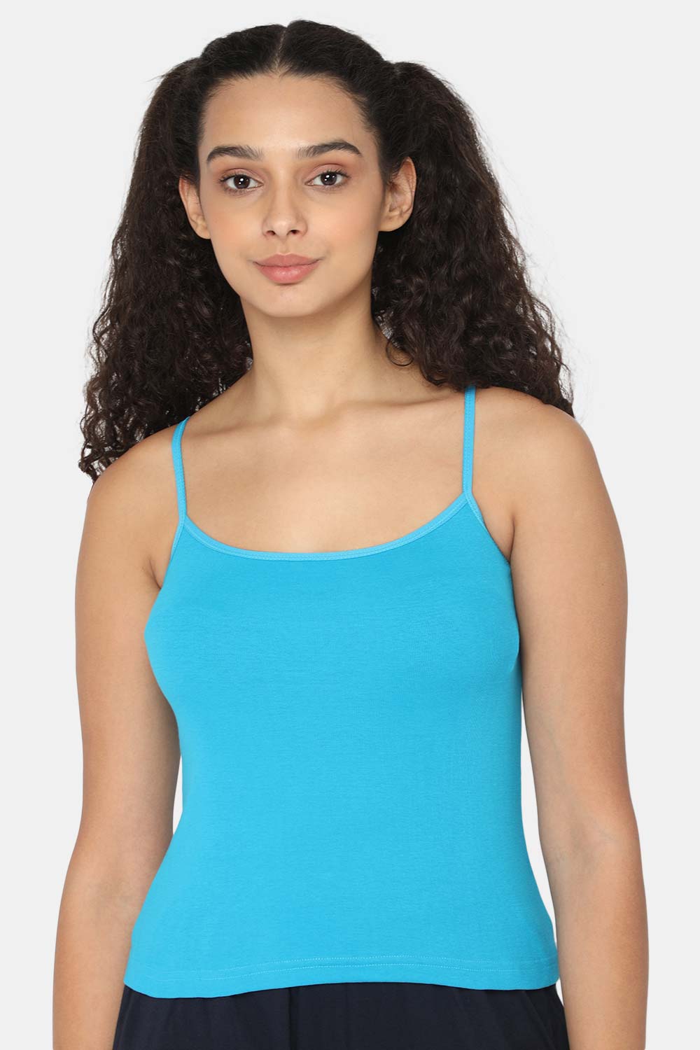 Buy Women's Micro Modal Elastane Stretch Camisole with Adjustable Straps  and StayFresh Treatment - White 1805