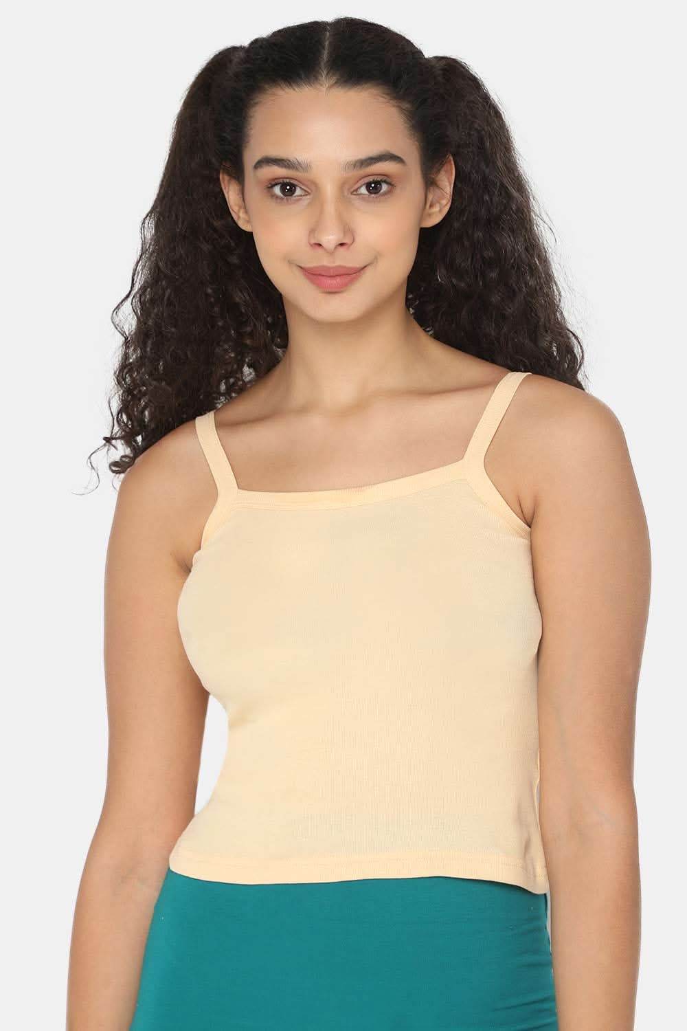 Intimacy Full Coverage 100% Cotton Slip Camisole – IN01 | Non-Padded & Seamless Comfort for Everyday Wear - Naidu Hall Family Store