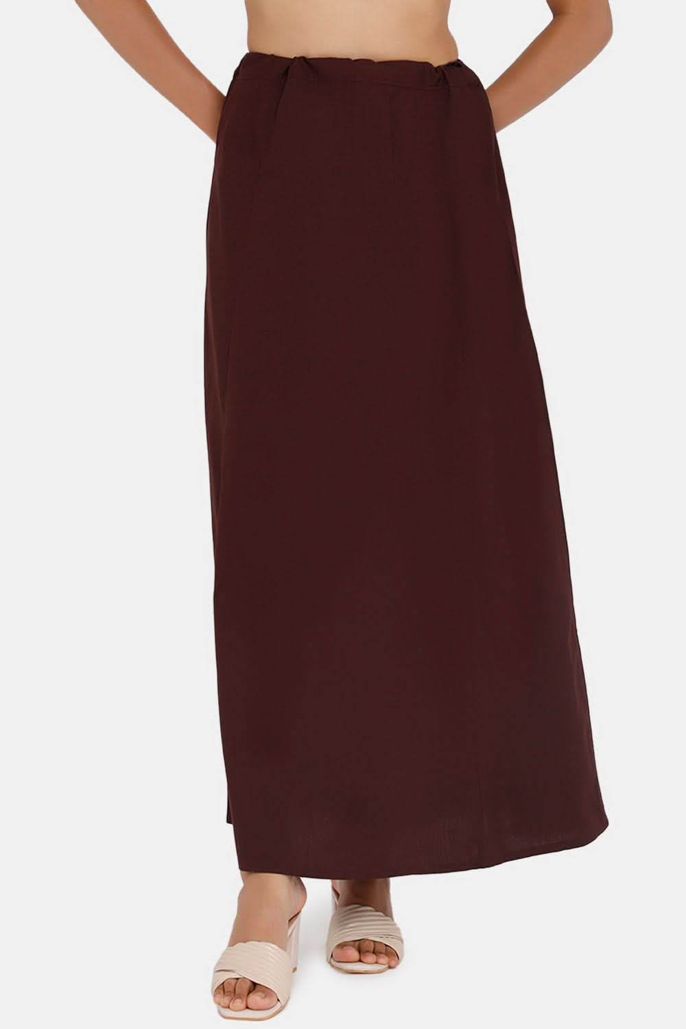 Premium 100% Cotton Saree Inskirt in Popular Colors | Naidu 8-Part Saree Hall Petticoat HC50 - Naidu Hall Family Store