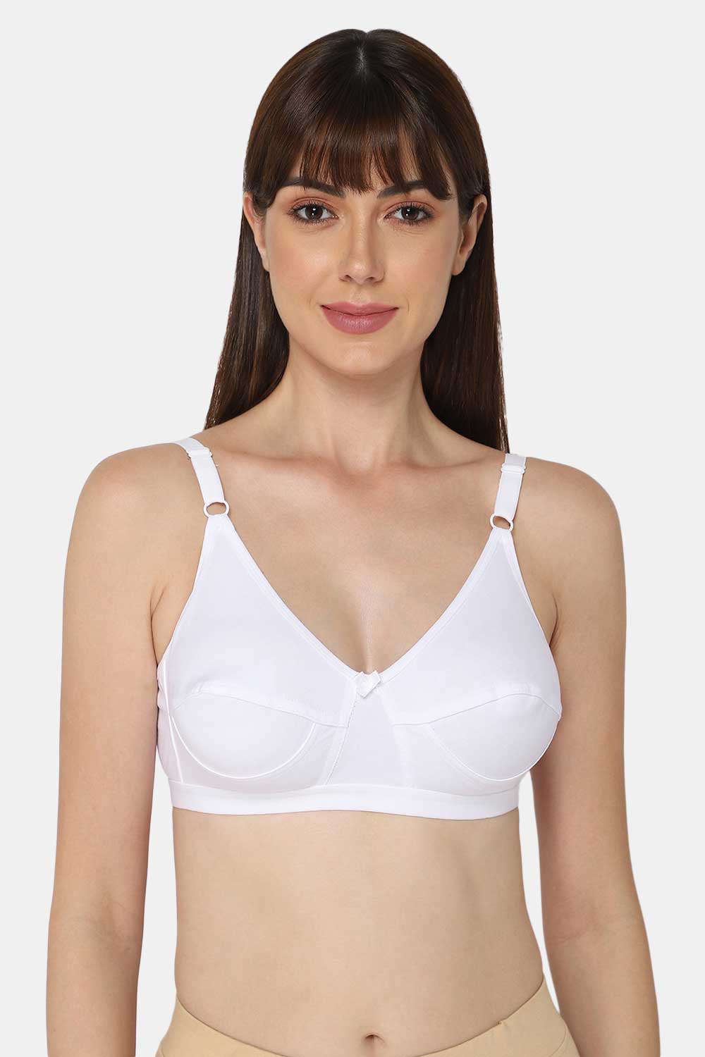 Buy Intimacy Non Wired Non Padded Full Coverage Saree Bra - VNH2 White at