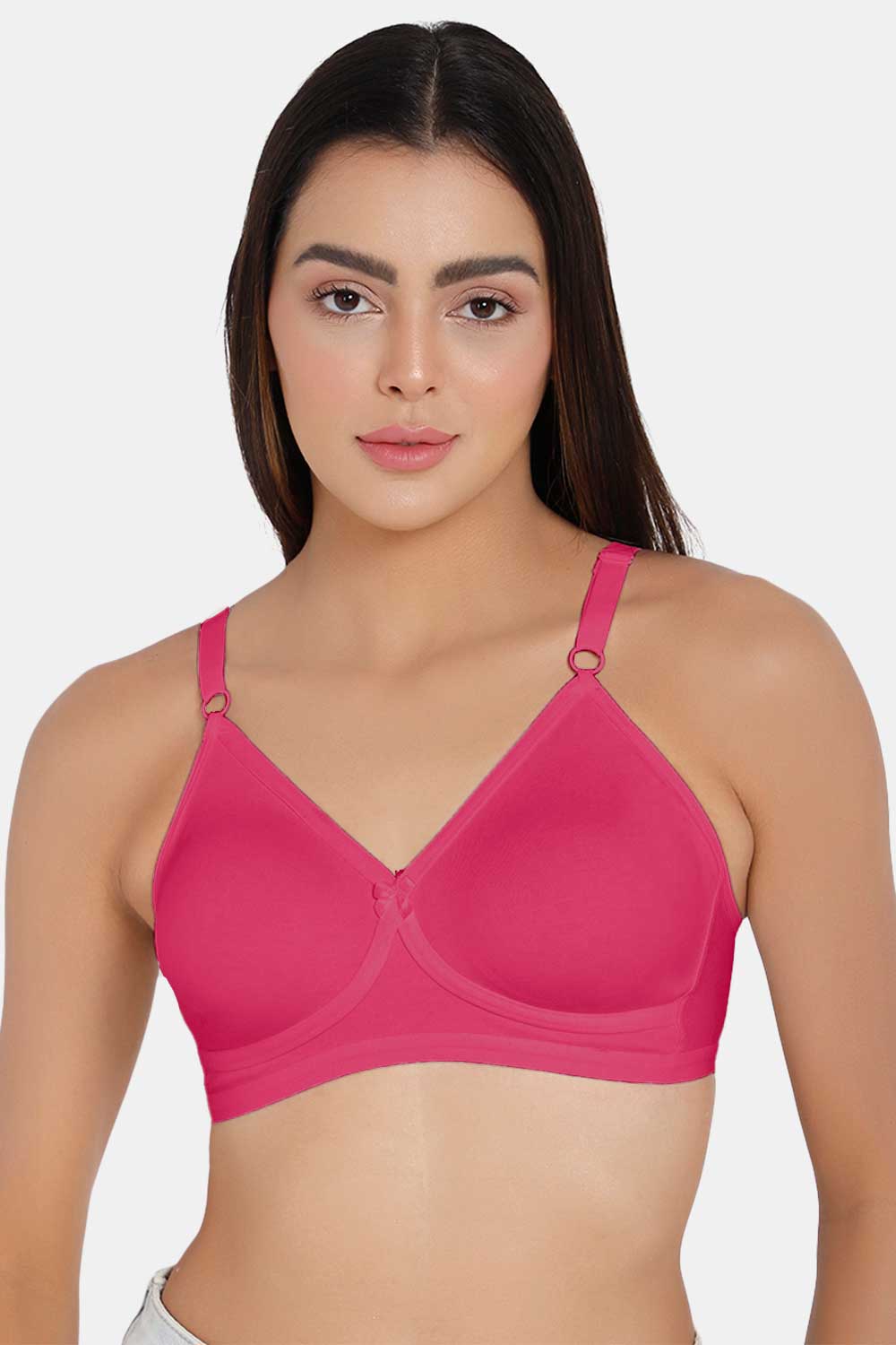 Naidu Hall High Coverage Non-Padded T-Shirt Bra - Pink