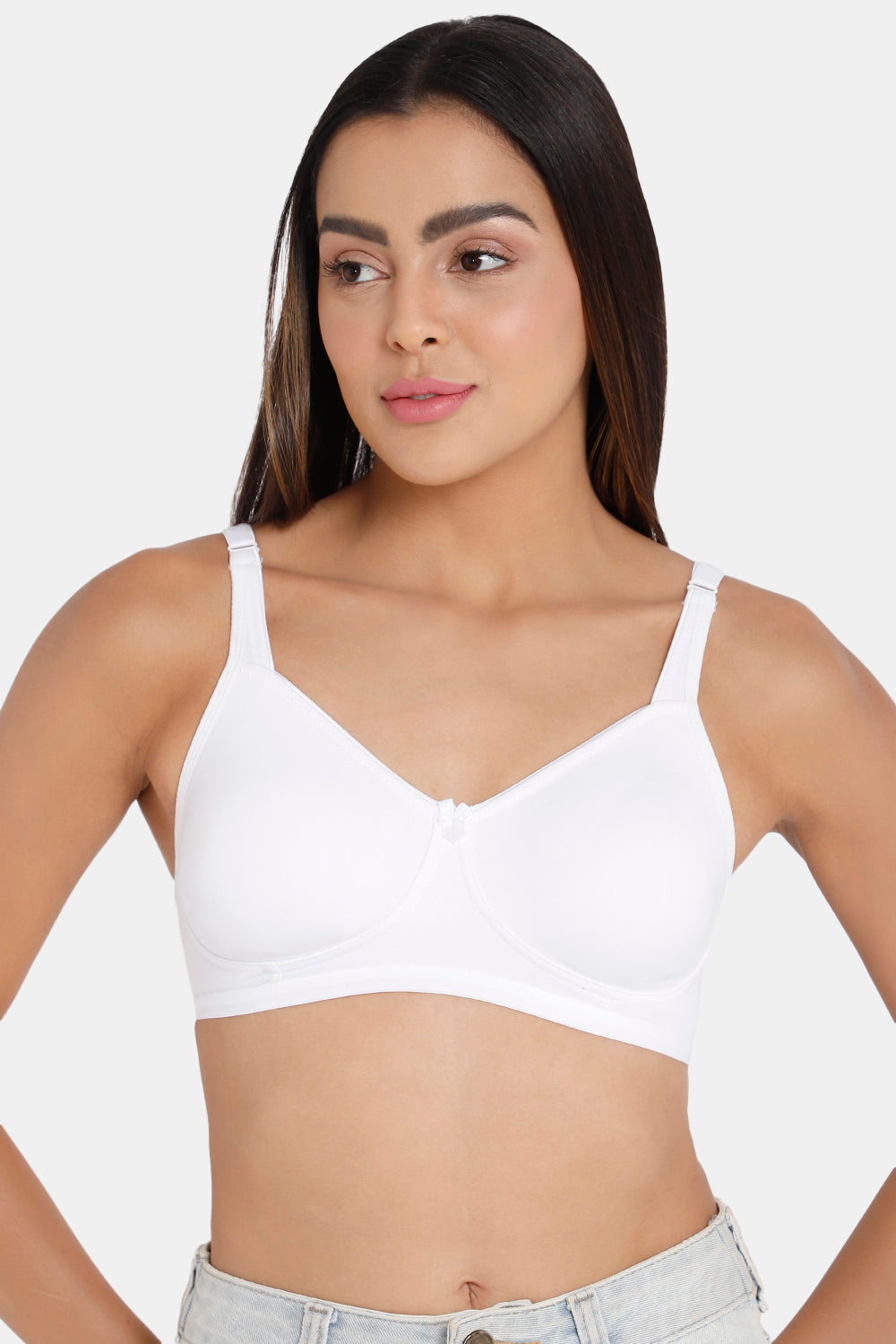 Intimacy Non-Padded Non-Wired  Everyday Bra-White