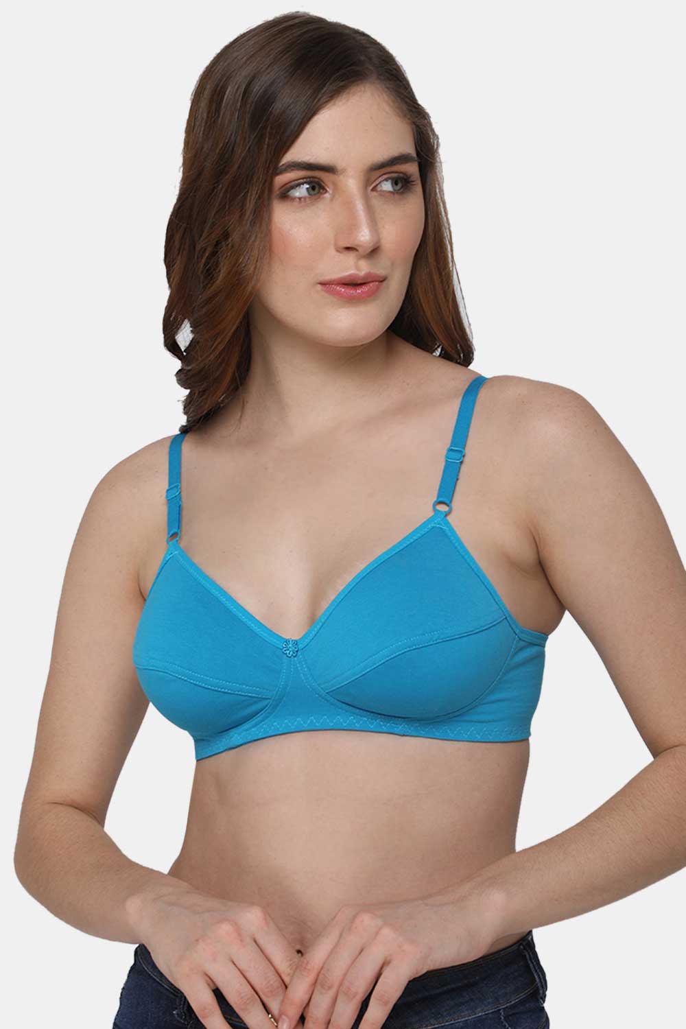 Naiduhall Saree Bra - Glori Size   30B Color BLUEATOLL