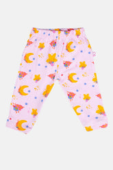 Oh Baby Star Print - Pant PN01 Size   0m-3m Color Crystal Pink