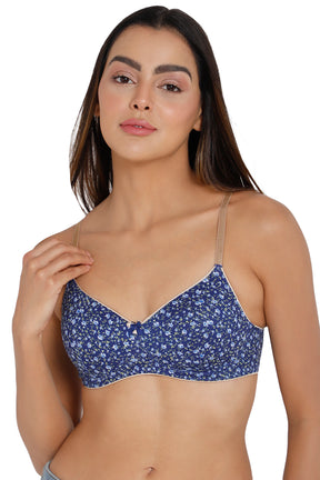 Intimacy Salwaar Padded Bra - CB03 Size   Black Polka Color 32B