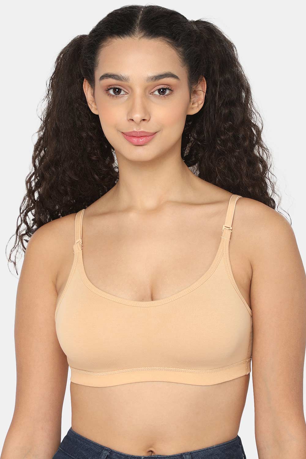 Full Coverage Intimacy Non- Wired Teenager Bra - Beige
