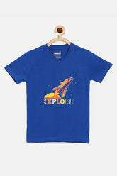 The Young Future - Boys T-shirt - Blue - BC13