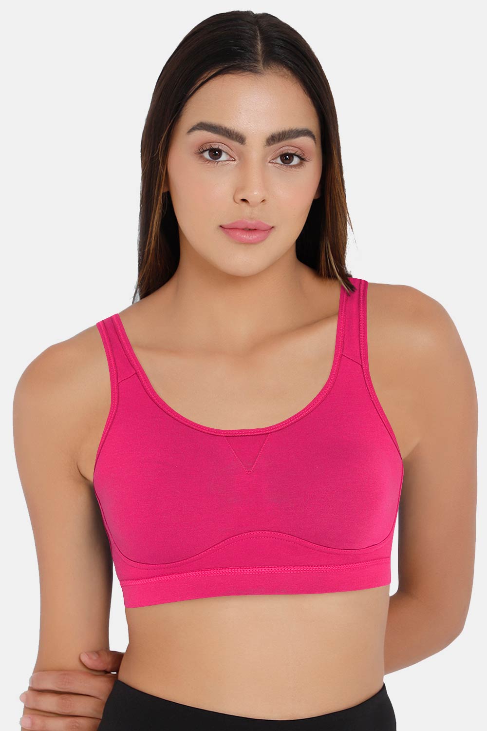 Medium Coverage Non-Padded Non - Wired Intimacy Active Sports Bra - CA09