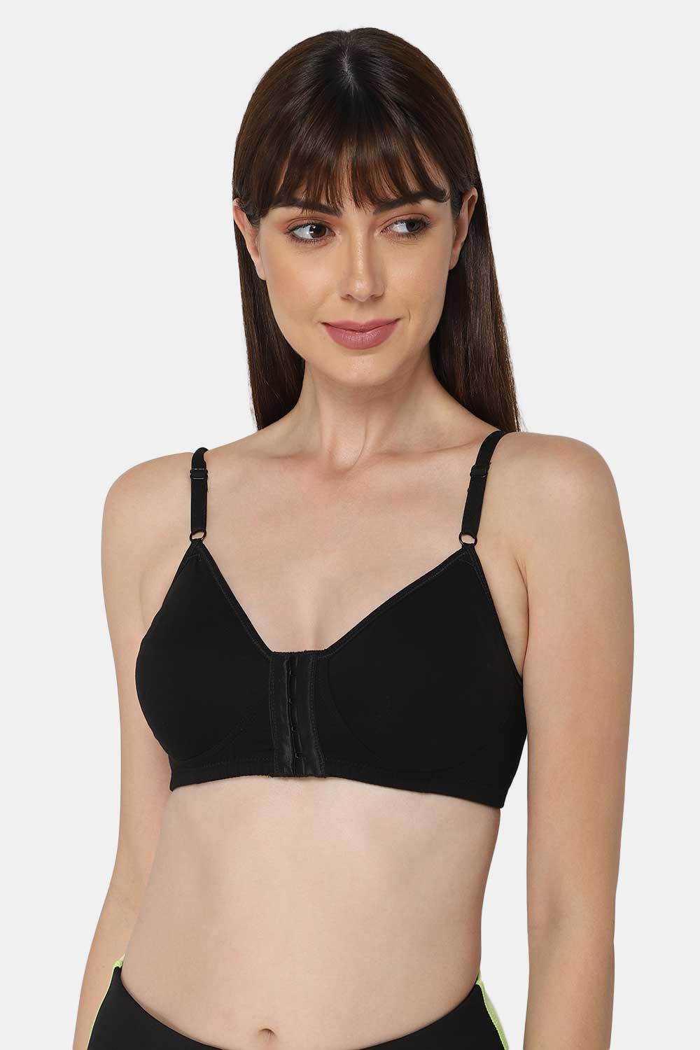 Buy NAIDU HALL Full Coverage Front Open Cotton Bra With All Day Comfort -  Bra for Women 24490358