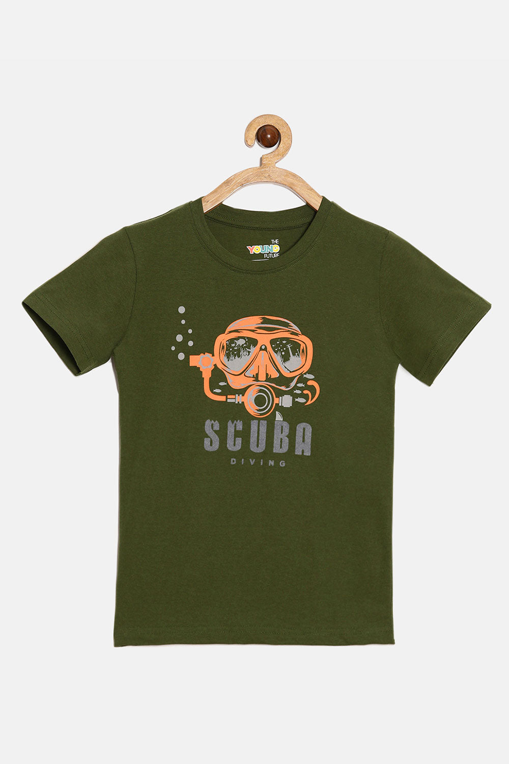 The Young Future - Boys T-shirt - Light Olive Green - BC09