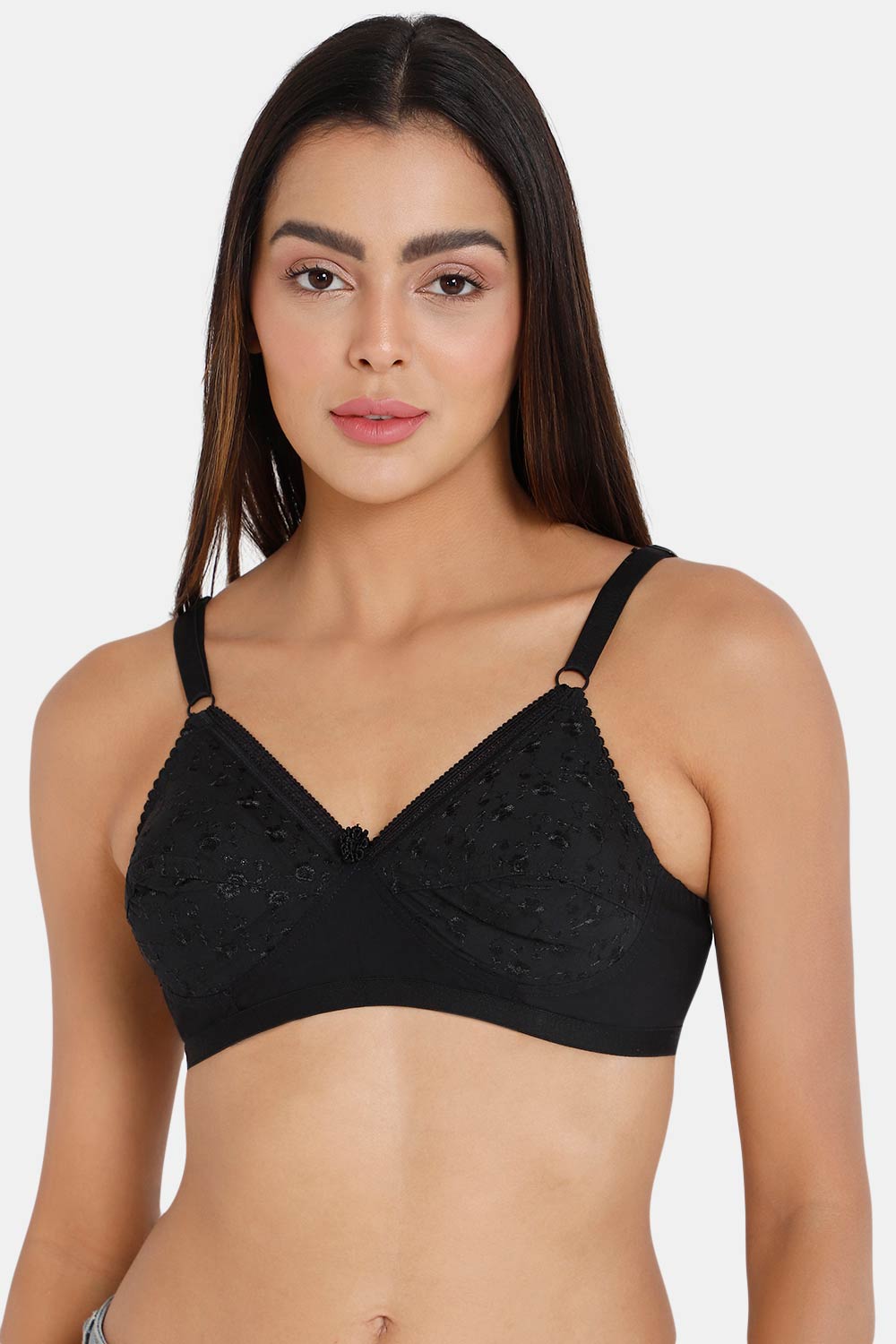 Buy Naidu Hall Single Layered Non Wired 3/4th Coverage Bra - White at  Rs.295 online