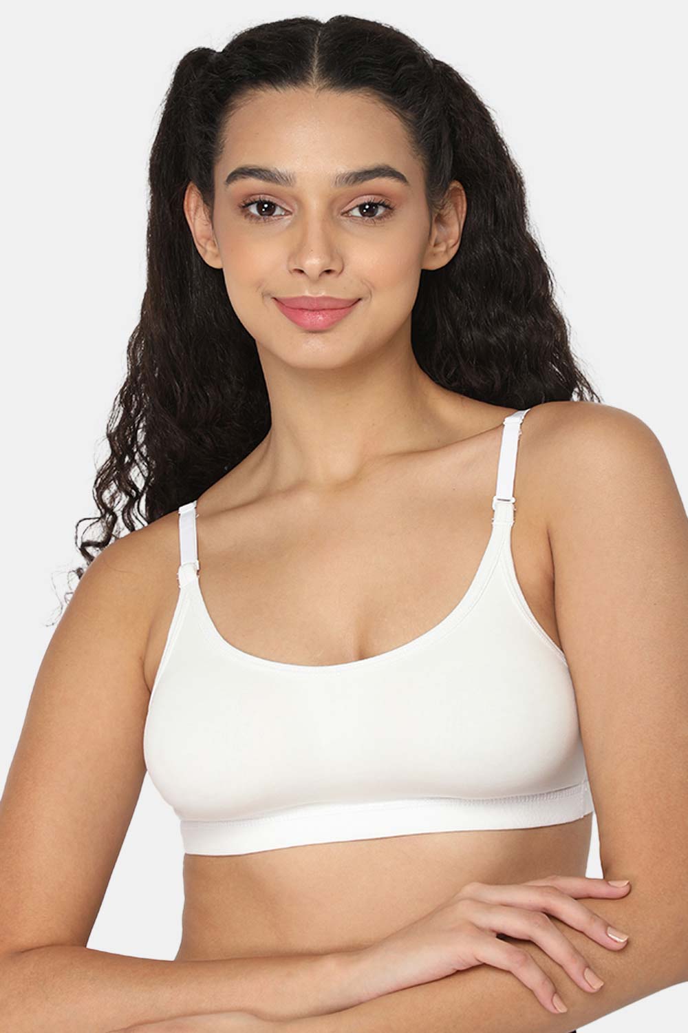 Full Coverage Intimacy Non- Wired Teenager Bra - White