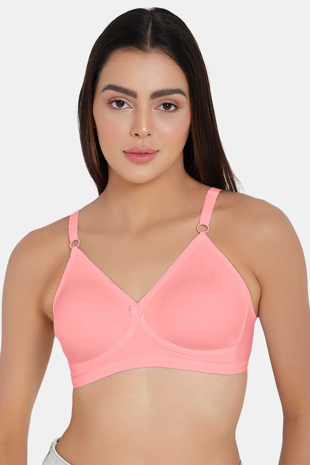 vet-ixioh Womens Plain Full Coverage Bra Comfy Breathable Wirefree