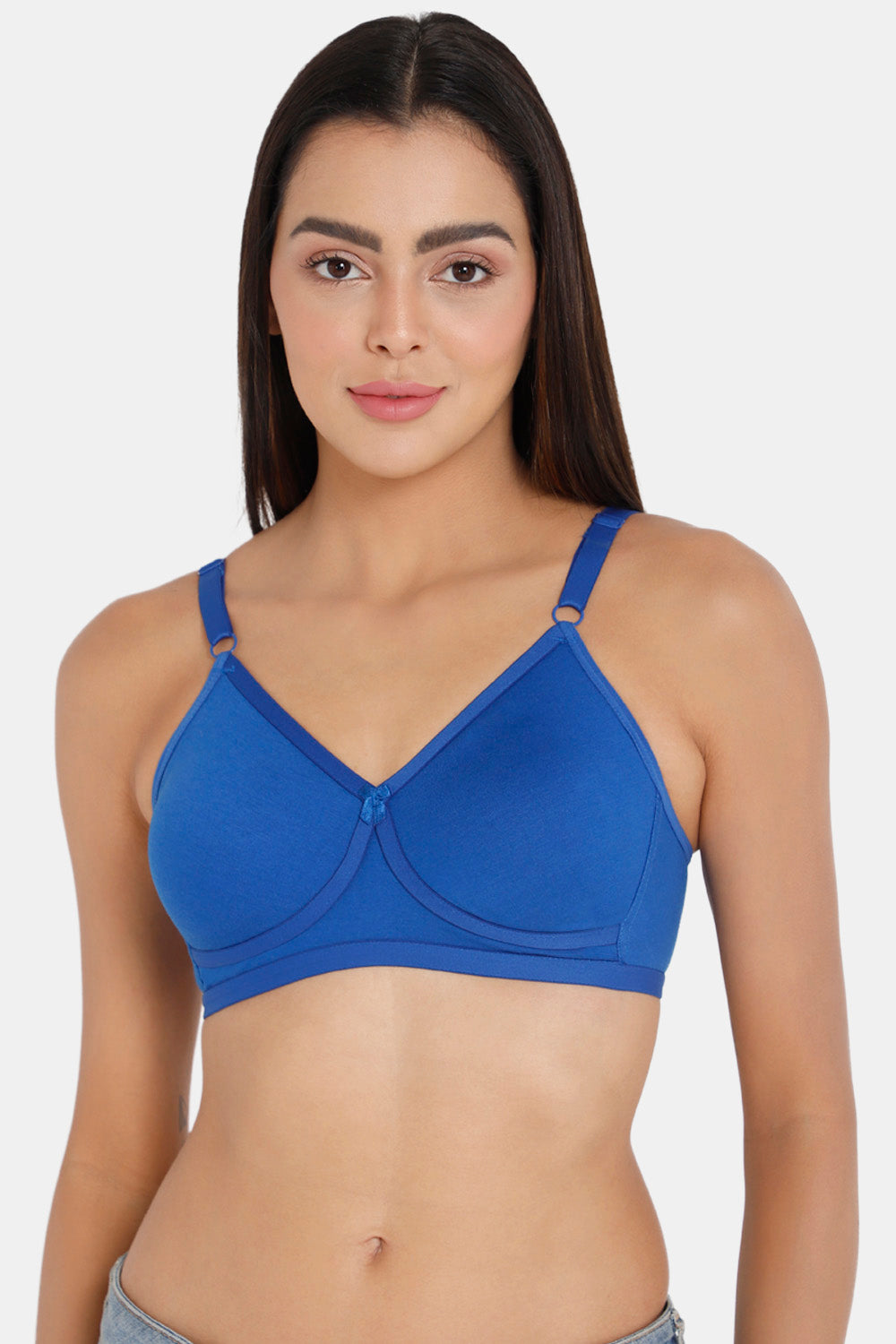 Naidu Hall High Coverage Non-Padded T-Shirt Bra - Dark Blue