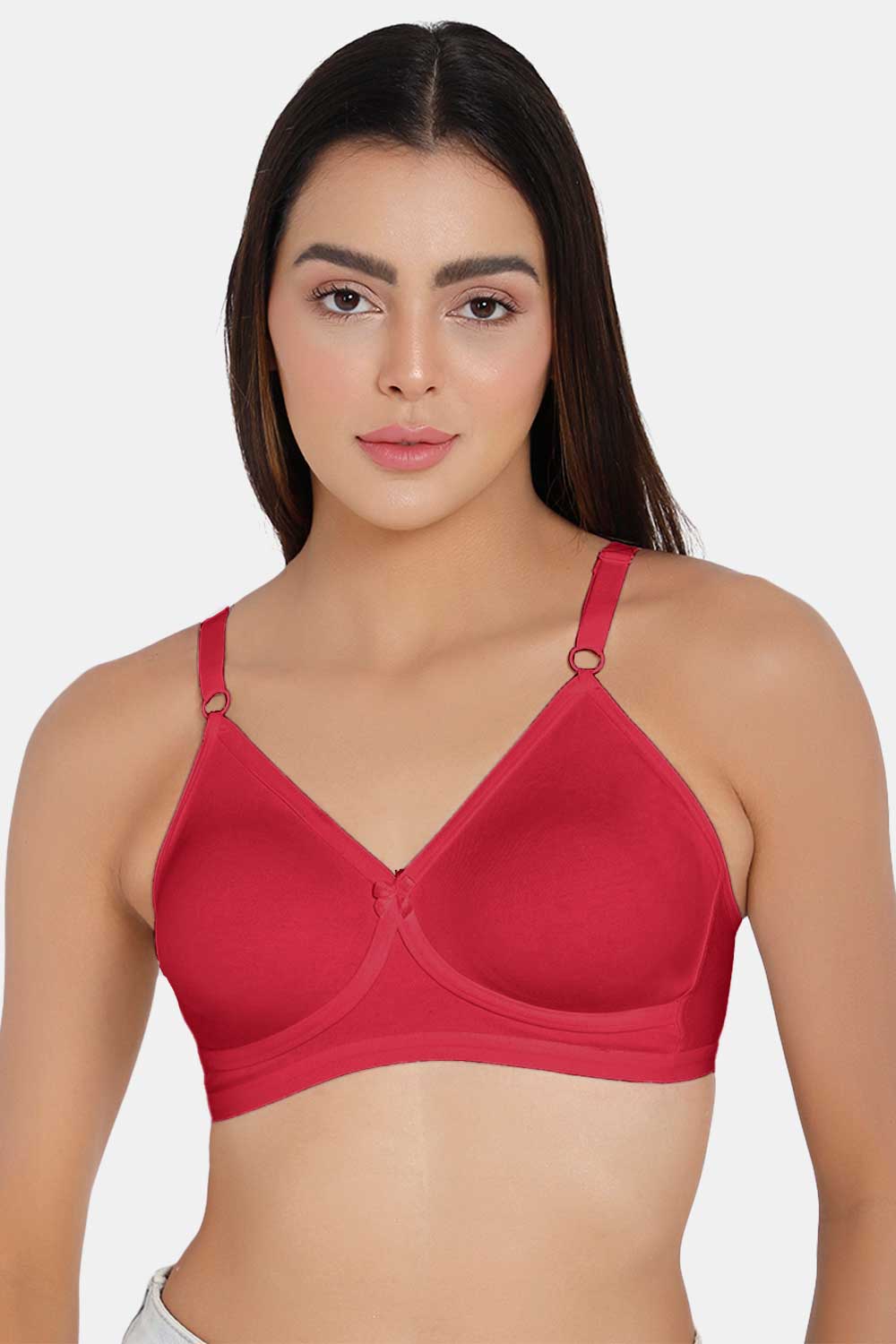 Naidu Hall High Coverage Non-Padded T-Shirt Bra - Dark Pink