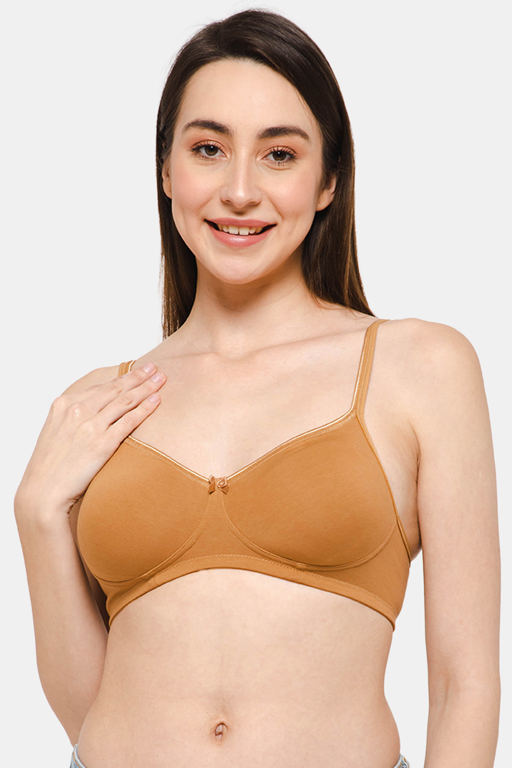 Buy Intimacy Double Layered Non Wired Medium Coverage T-Shirt Bra