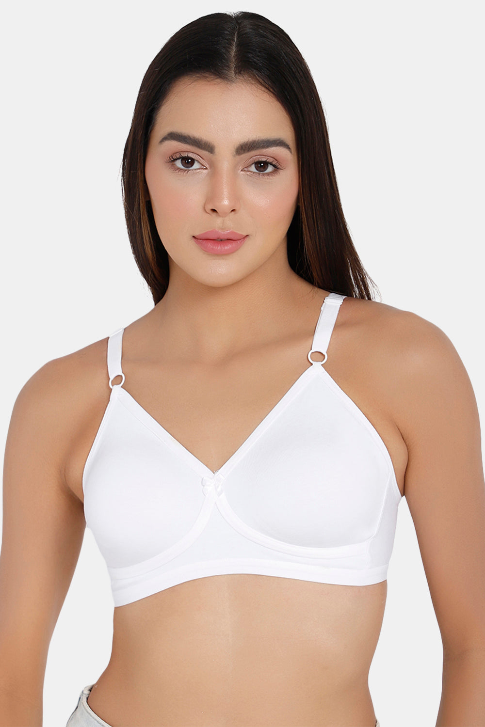 Naidu Hall High Coverage Non-Padded T-Shirt Bra - White