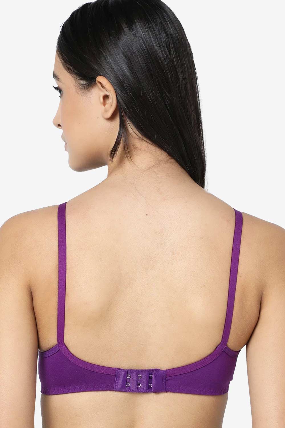 Naidu Hall Non-Padded T-Shirt Bra-Purple