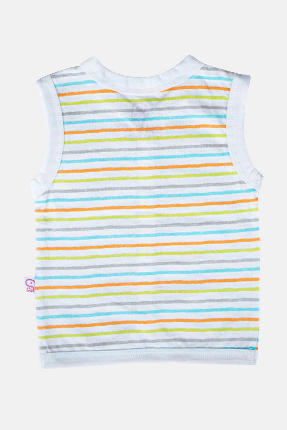 Oh Baby Scribbles Print V- Neck Sleeveless - SL01 Size   0m-3m Color Off White