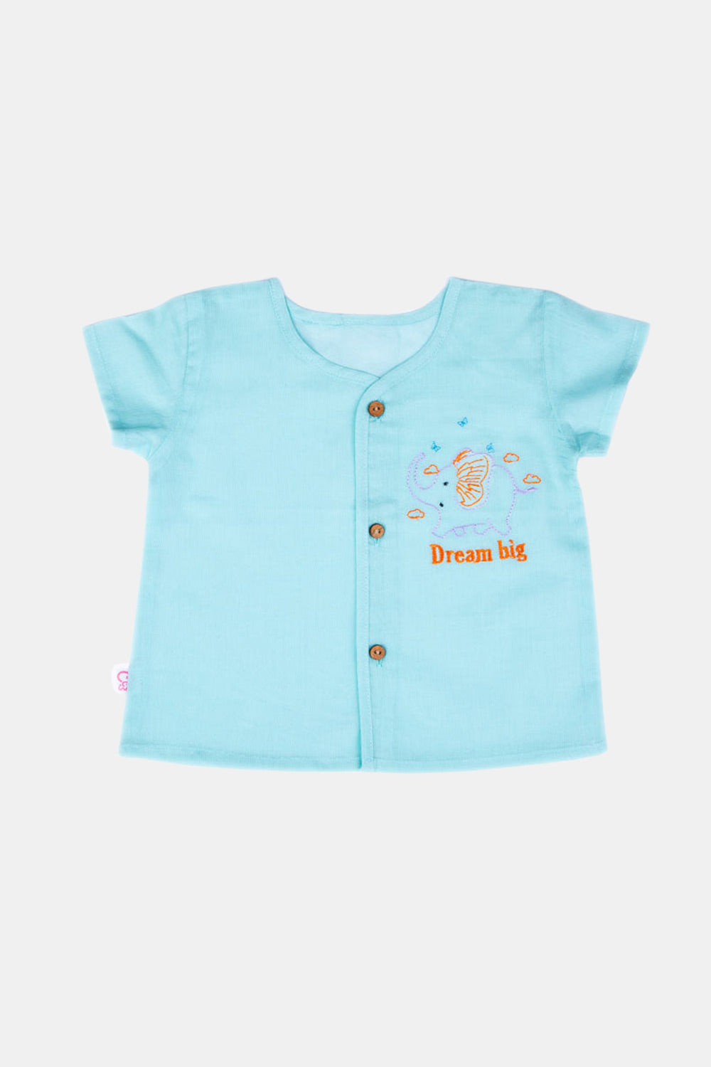 Oh Baby Dream Big Front Button Vest-half Sleeve - HV01 Size   0m-3m Color Lemon Yellow