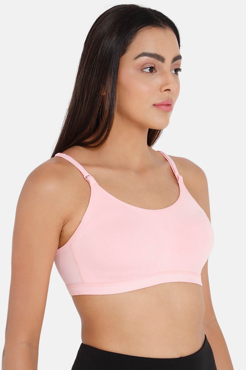 Let's Begin First Bra (Ivory White - Baby Pink)
