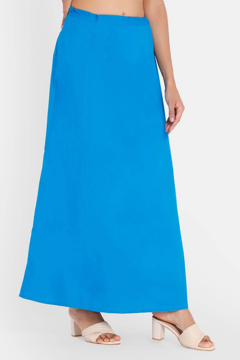 Premium 100% Cotton Saree Inskirt in Popular Colors | Naidu 8-Part Saree Hall Petticoat HC50 - Naidu Hall Family Store