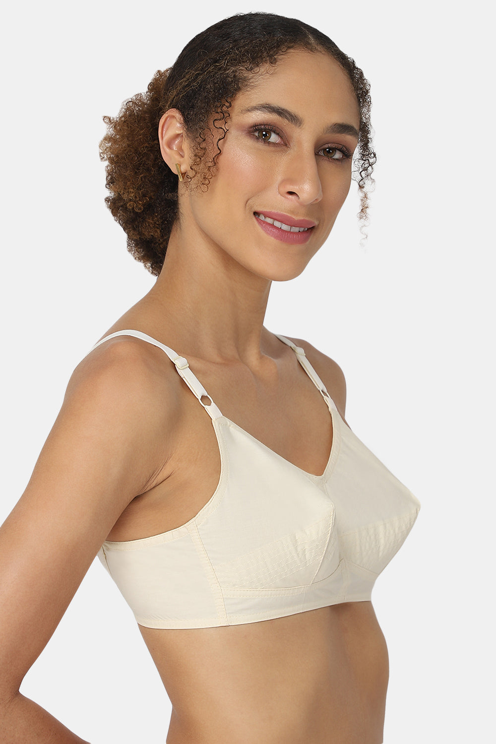 Buy NAIDU HALL Full Coverage Non Padded Pure Cotton Bra With All Day  Comfort - Bra for Women 24490022